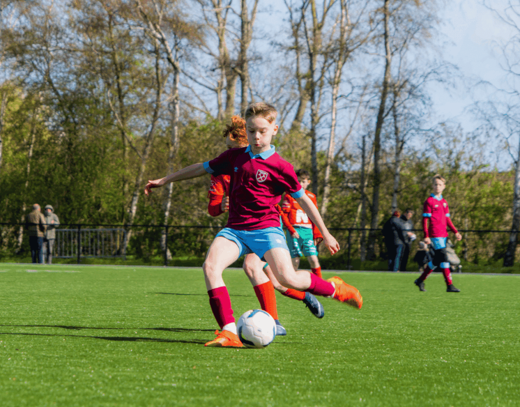 Players training at West Ham United Summer Camps