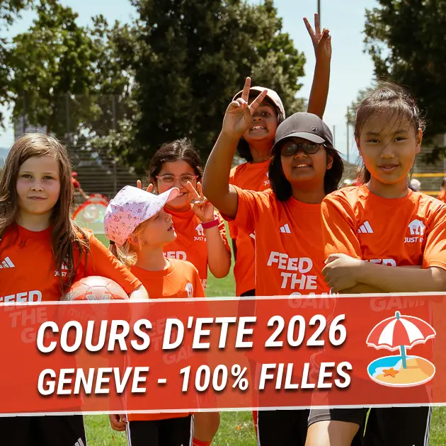 Cours de foot de printemps/été réservés aux filles Genève 2026