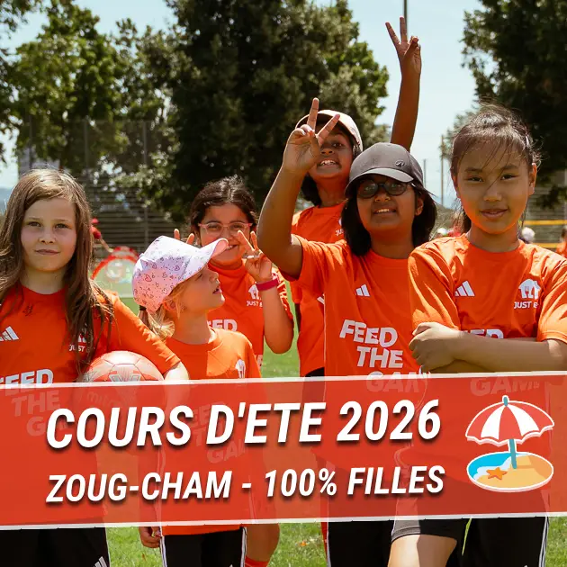 Cours de foot de printemps/été réservés aux filles Zoug 2026