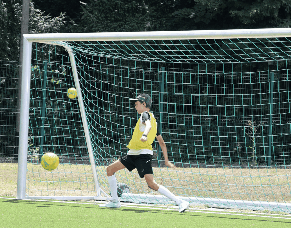 Children enjoying Autumn Football Courses Switzerland