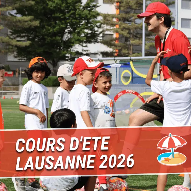 Cours de foot de printemps/été Lausanne 2026