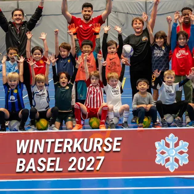 Winter-Hallenfussballkurse in Basel 2027
