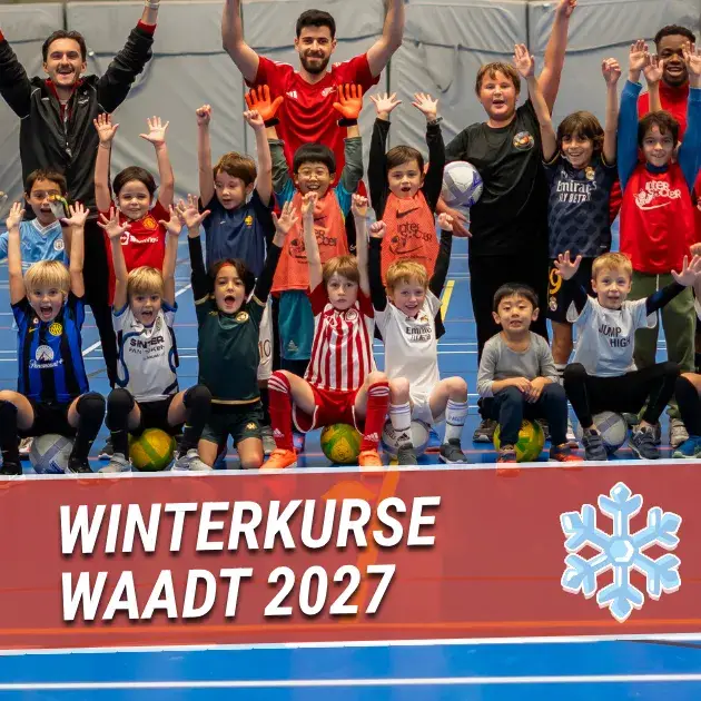 Winter-Hallenfussballkurse in Waadt 2027