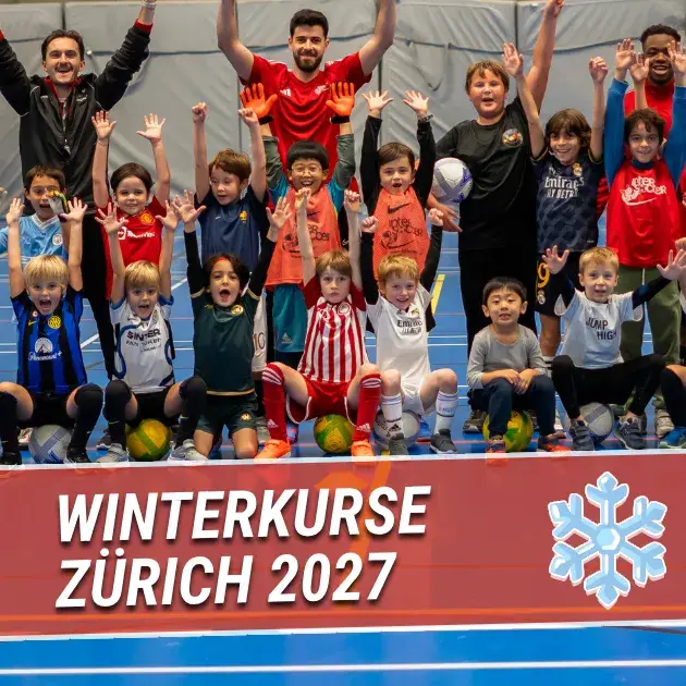 Winter-Hallenfussballkurse in Zürich 2027